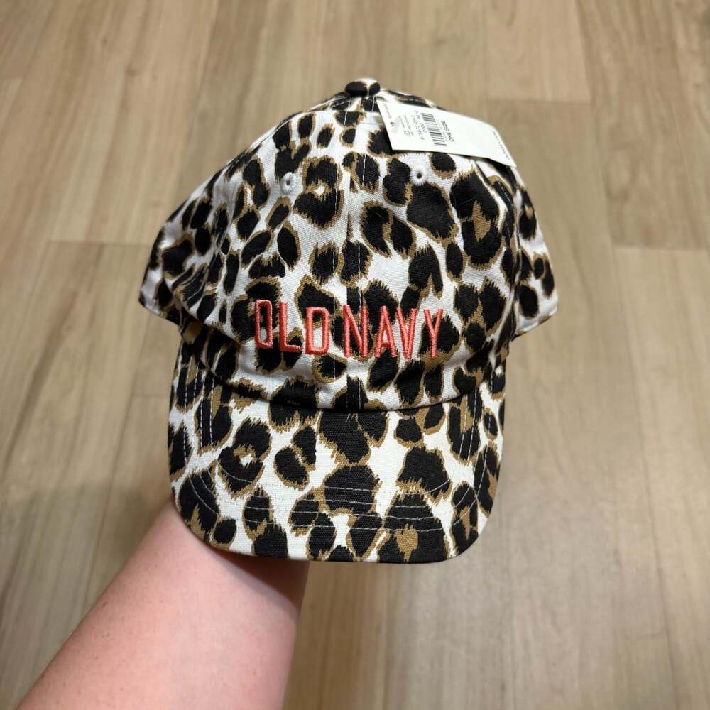Old Navy Leopard Cap One Size